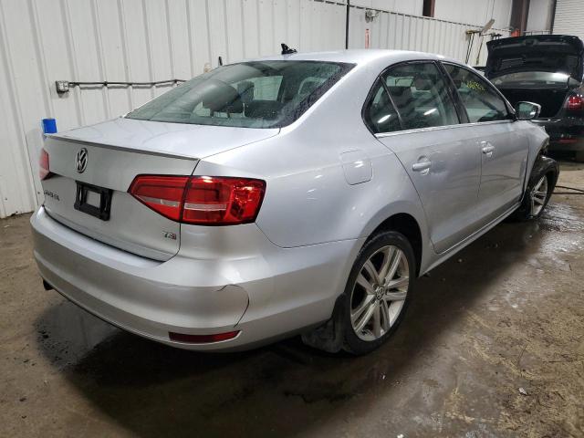 3VWL17AJ3FM289209 - 2015 VOLKSWAGEN JETTA SEL SILVER photo 4