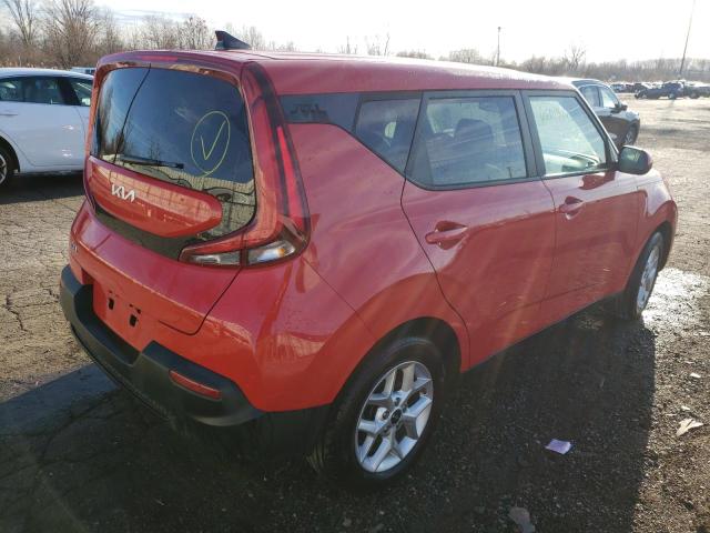 KNDJ23AU6N7167334 - 2022 KIA SOUL LX RED photo 3