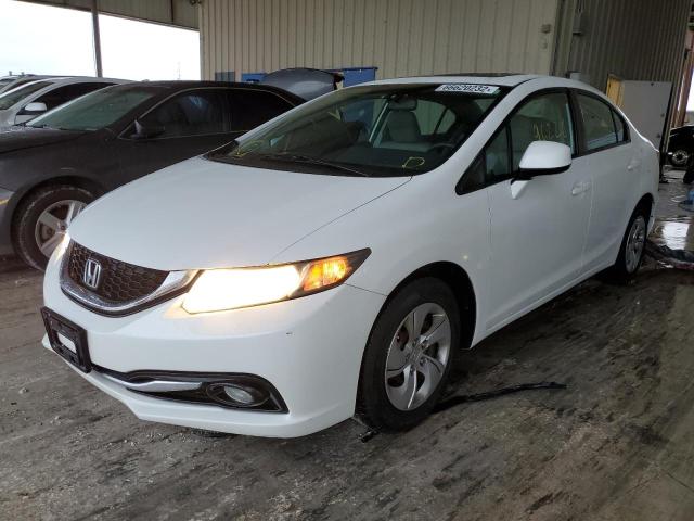 19XFB2F90DE284698 - 2013 HONDA CIVIC EXL Ağ foto 2