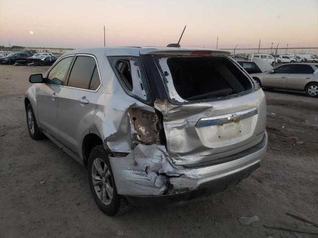 2GNALLEK9F1170689 - 2015 CHEVROLET EQUINOX L SILVER photo 3