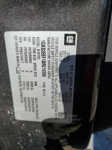 1GKS2EEF1BR219386 - 2011 GMC YUKON DENA GRAY photo 10