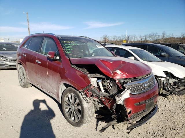 5XYKWDA7XEG490961 - 2014 KIA SORENTO SX BURGUNDY photo 1