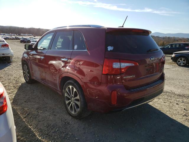 5XYKWDA7XEG490961 - 2014 KIA SORENTO SX BURGUNDY photo 3