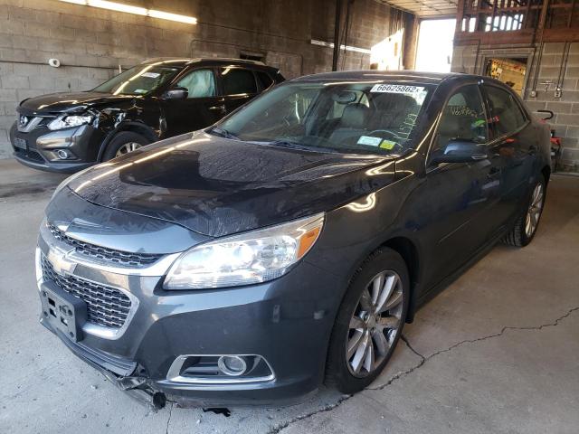 1G11G5SX2EF153144 - 2014 CHEVROLET MALIBU 3LT 灰色 照片 2