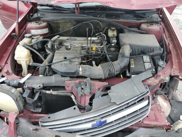 1G1ND52F64M583271 - 2004 CHEVROLET CLASSIC RED photo 7