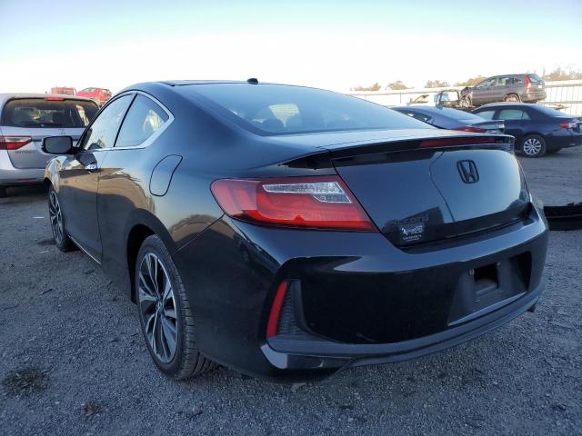 1HGCT1B81GA009793 - 2016 HONDA ACCORD EXL BLACK photo 3