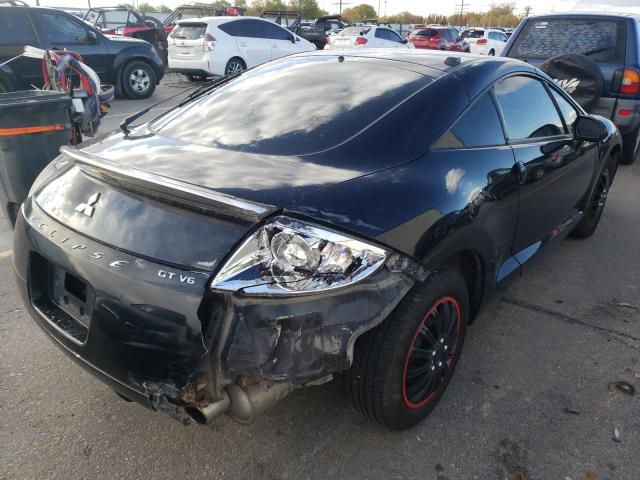 4A3AK34T38E036328 - 2008 MITSUBISHI ECLIPSE GT BLACK photo 4