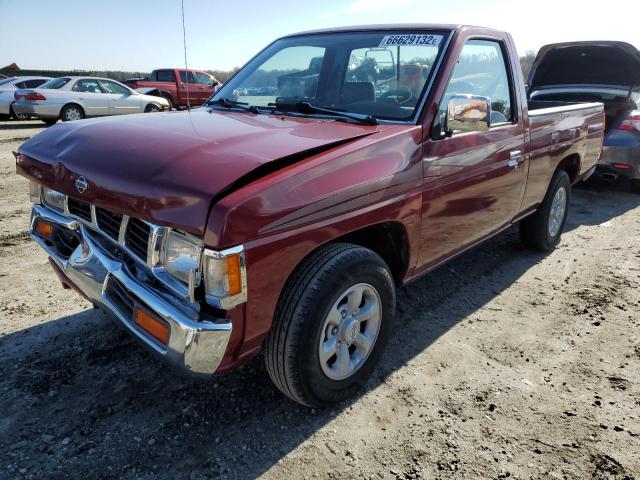 1N6SD11S6VC429780 - 1997 NISSAN TRUCK BASE BURGUNDY photo 2