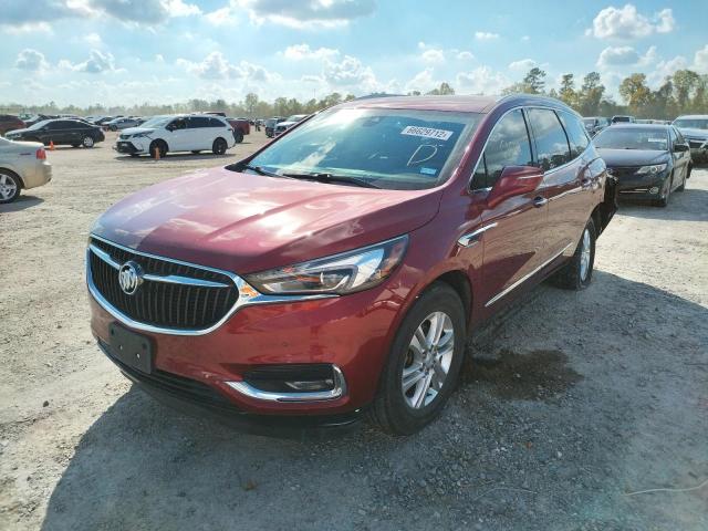 5GAERCKWXJJ149723 - 2018 BUICK ENCLAVE PR RED photo 2