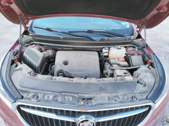 5GAERCKWXJJ149723 - 2018 BUICK ENCLAVE PR RED photo 7
