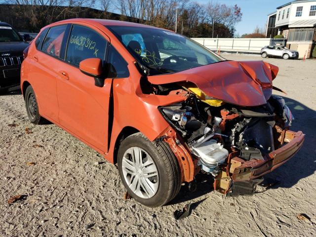 3HGGK5H49LM715844 - 2020 HONDA FIT LX ORANGE photo 1