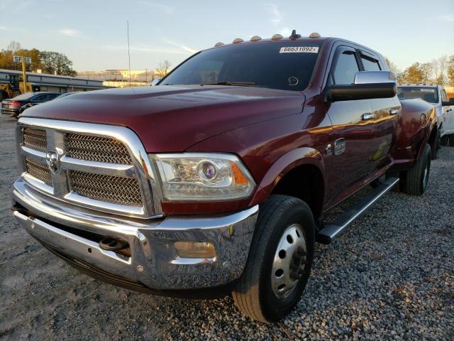 3C63RRNL5GG272891 - 2016 RAM 3500 LONGH BURGUNDY photo 2