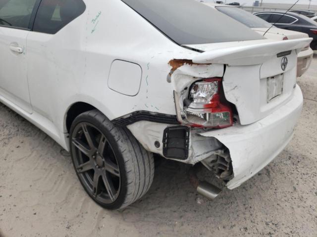JTKJF5C79D3065600 - 2013 TOYOTA SCION TC თეთრი ფოტო 9