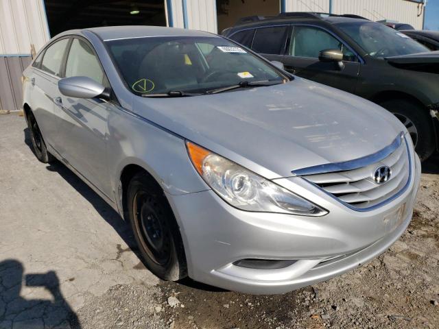 5NPEB4AC0CH375300 - 2012 HYUNDAI SONATA GLS SILVER photo 1