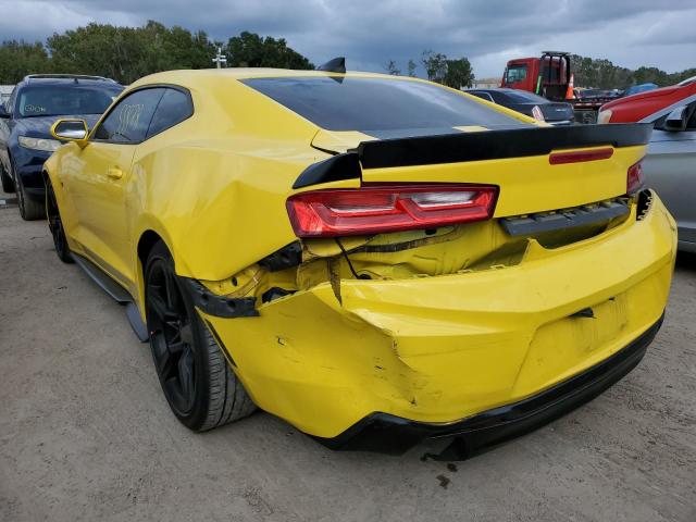 1G1FB1RX6H0179904 - 2017 CHEVROLET CAMARO LT YELLOW photo 3