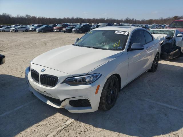 WBA1J7C57GV360894 - 2016 BMW M235I WHITE photo 2