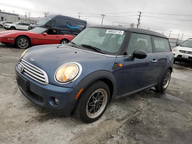 WMWML33579TX36136 - 2009 MINI COOPER CLU BLUE photo 2