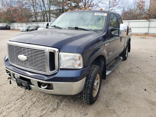 1FTSX21P46ED39075 - 2006 FORD F250 SUPER BLUE photo 2