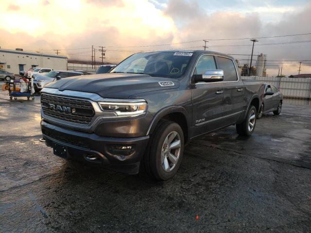 1C6RREJT9MN532575 - 2021 RAM 1500 LARAM GRAY photo 2