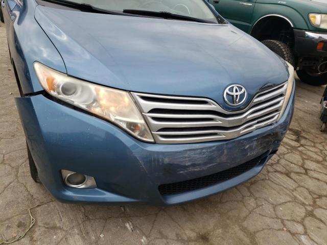 4T3ZK3BB2AU026646 - 2010 TOYOTA VENZA BLUE photo 9