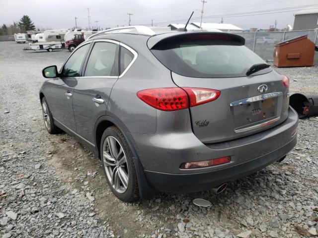 JN1AJ0HR5BM850595 - 2011 INFINITI EX35 BASE GRAY photo 3