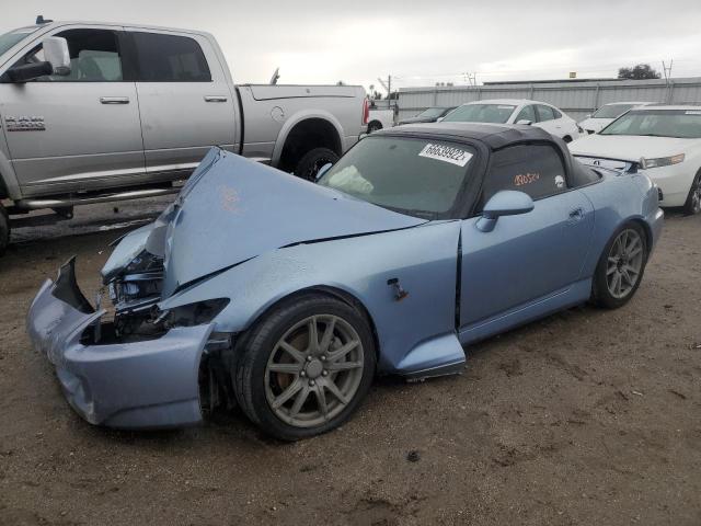 JHMAP21474S000437 - 2004 HONDA S2000 BLUE photo 2