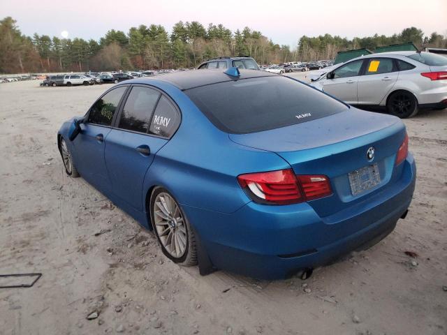 WBAFR7C56BC605672 - 2011 BMW 535 I BLUE photo 3