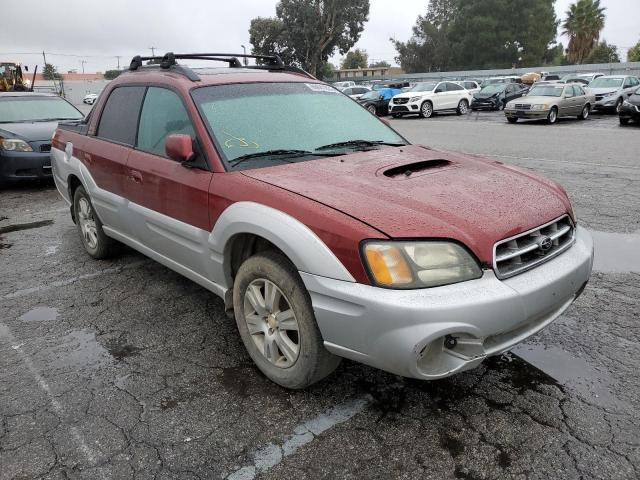 4S4BT63C345100851 - 2004 SUBARU BAJA TURBO BURGUNDY photo 1