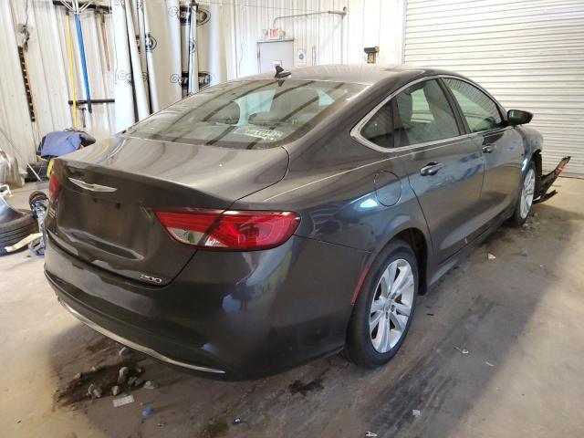 1C3CCCAB7HN502206 - 2017 CHRYSLER 200 LIMITE CHARCOAL photo 4