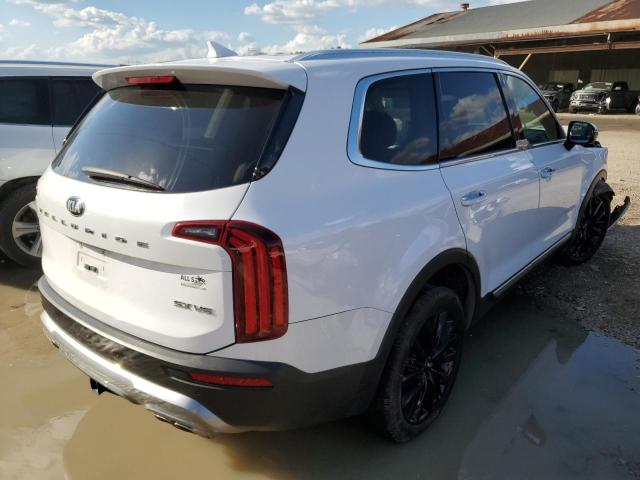 5XYP54HCXMG148405 - 2021 KIA TELLURIDE WHITE photo 4