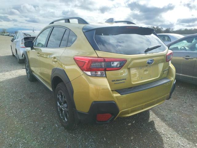 JF2GTHSC1MH678289 - 2021 SUBARU CROSSTREK GREEN photo 3