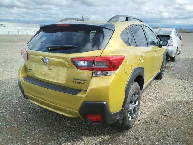 JF2GTHSC1MH678289 - 2021 SUBARU CROSSTREK GREEN photo 4