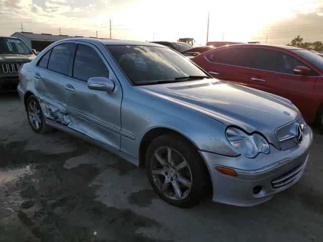 WDBRF87H57F887777 - 2007 MERCEDES-BENZ C 350 4MAT SILVER photo 1