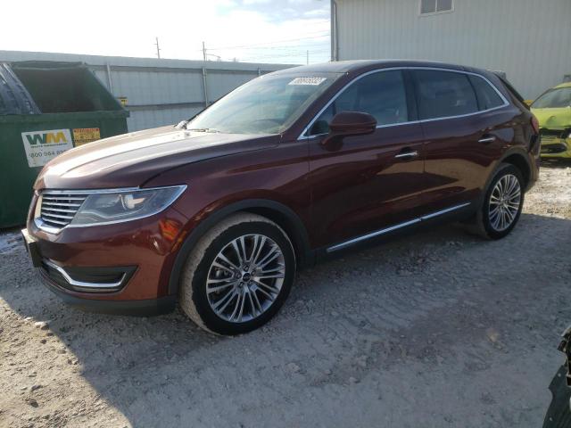 2LMTJ8LR7GBL55419 - 2016 LINCOLN MKX RESERV BURGUNDY photo 1