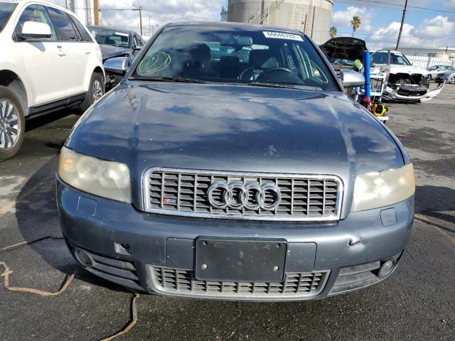 WAUPL68E04A218199 - 2004 AUDI S4 SILVER photo 9