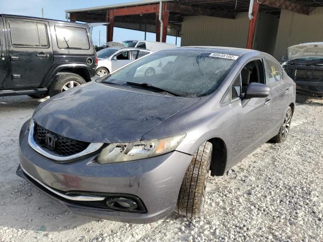 2HGFB2F91FH552828 - 2015 HONDA CIVIC EXL 灰色 照片 2