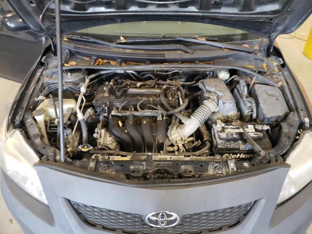 2T1BU4EE7AC396878 - 2010 TOYOTA COROLLA BA BLACK photo 7