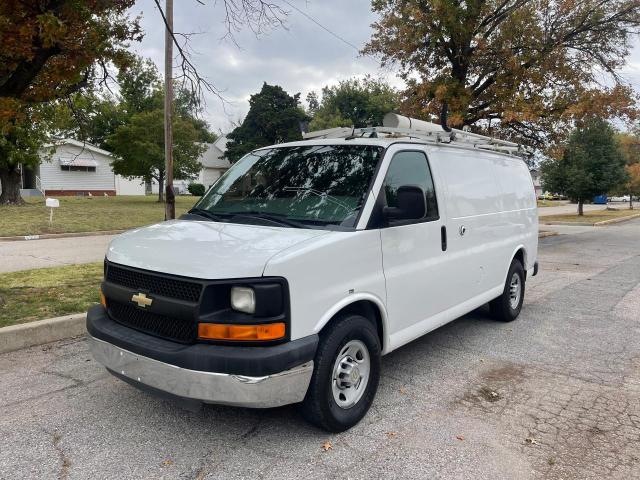 1GCWGFCB5E1115040 - 2014 CHEVROLET EXPRESS G2 WHITE photo 1