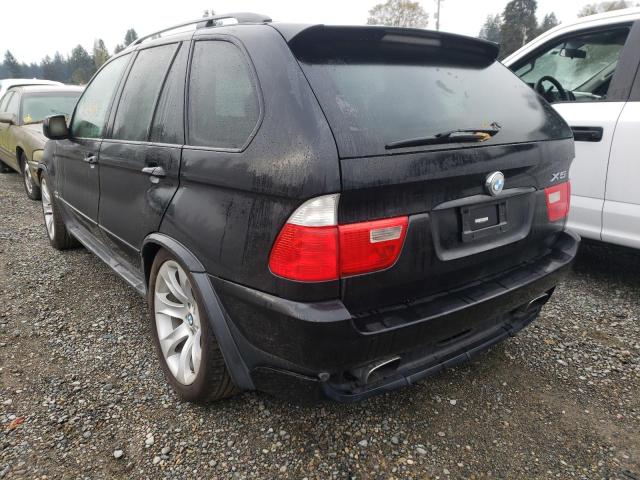 5UXFA93545LE82952 - 2005 BMW X5 4.8IS BLACK photo 3