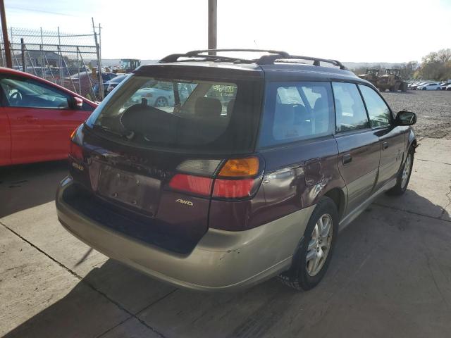 4S3BH6754Y7642424 - 2000 SUBARU LEGACY OUT MAROON photo 4