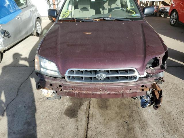 4S3BH6754Y7642424 - 2000 SUBARU LEGACY OUT MAROON photo 9