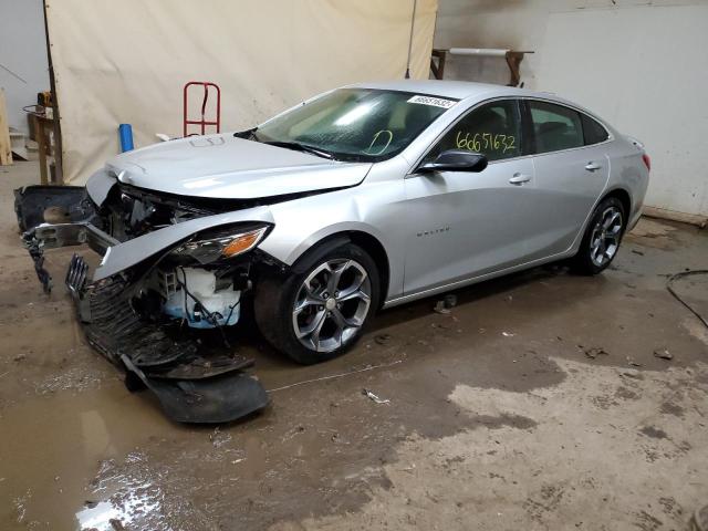 1G1ZG5ST8KF168243 - 2019 CHEVROLET MALIBU RS SILVER photo 1