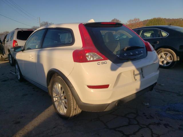 YV1672MK7B2202381 - 2011 VOLVO C30 T5 WHITE photo 3