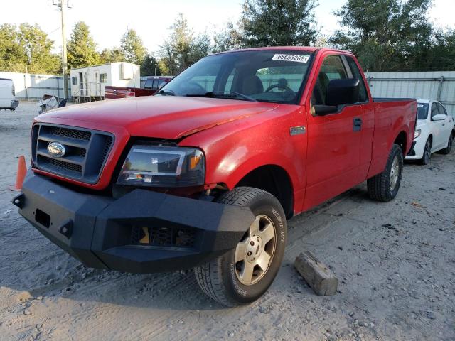 1FTRF12258KD19548 - 2008 FORD F150 RED photo 2