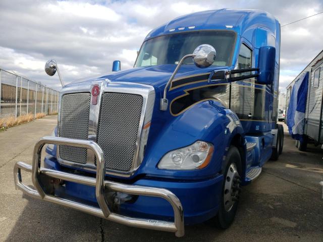 1XKYD49X1EJ****** - 2014 KENWORTH CONSTRUCTI BLUE photo 2