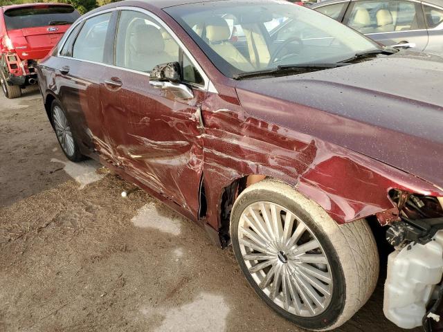 3LN6L5EC7HR613130 - 2017 LINCOLN MKZ RESERV BURGUNDY photo 9