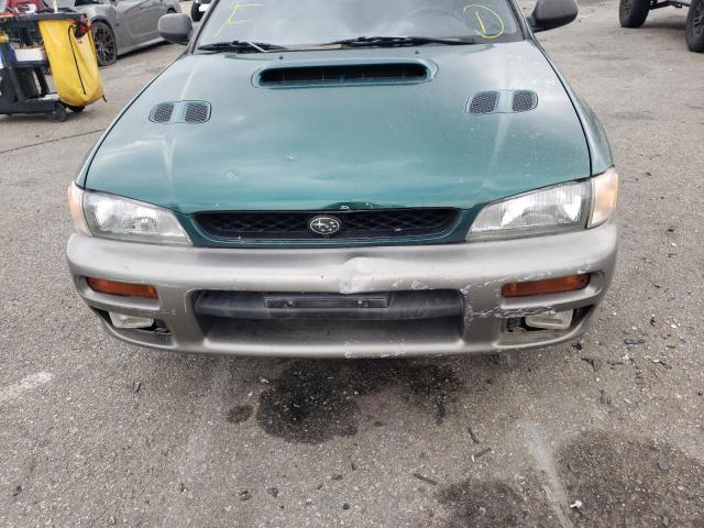 JF1GF4859WH800915 - 1998 SUBARU IMPREZA OU GREEN photo 9