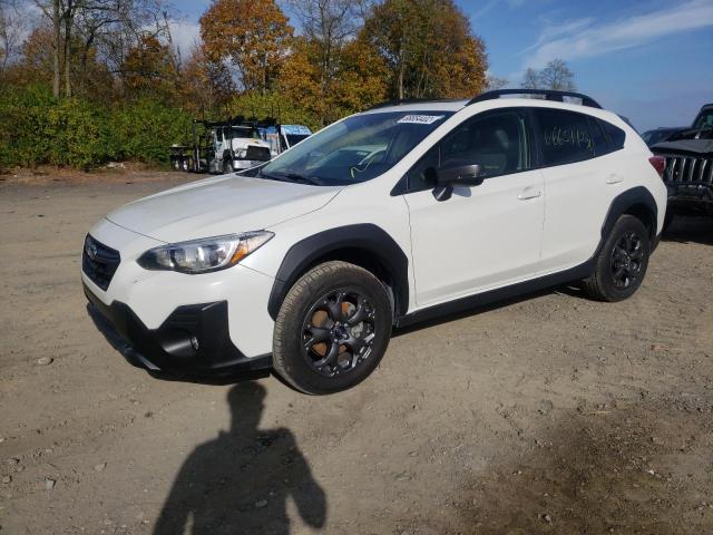 JF2GTHSC3MH391794 - 2021 SUBARU CROSSTREK WHITE photo 2