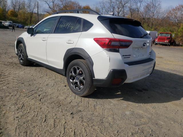 JF2GTHSC3MH391794 - 2021 SUBARU CROSSTREK WHITE photo 3