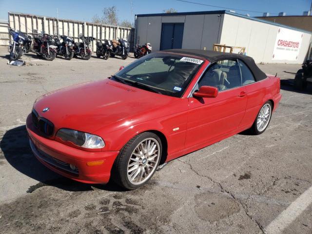 WBABS53453EV90294 - 2003 BMW 330CI RED photo 1